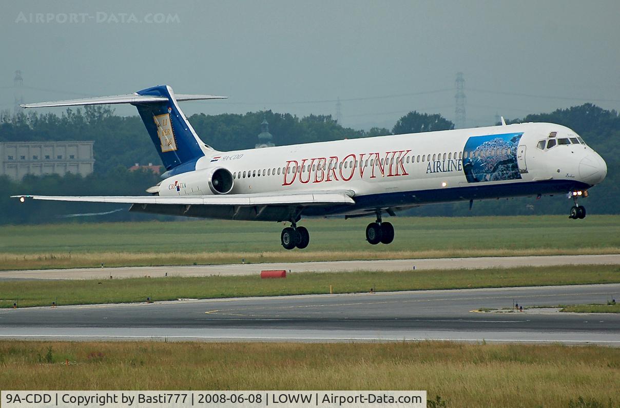 9A-CDD, 1982 McDonnell Douglas MD-82 (DC-9-82) C/N 49113, Dubrovnik Airline charter