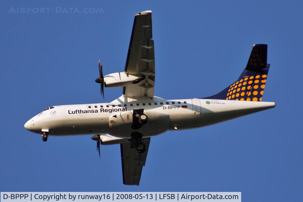 D-BPPP, 1999 ATR 42-500 C/N 581, Contact Air flying from LH landing on rwy 34