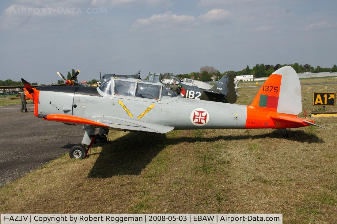 F-AZJV, 1961 OGMA DHC-1 Chipmunk T.20 C/N OGMA-65, 18 th Antwerp Stampe Fly in.In PAF colours.1375.