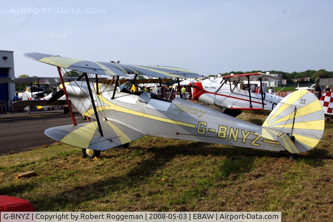 G-BNYZ, 1946 Stampe-Vertongen SV-4C C/N 200, 18 th Antwerp Stampe Fly in.SV-4E.