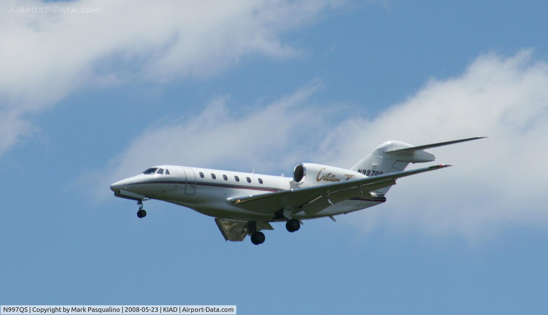 N997QS, 2002 Cessna 750 Citation X C/N 750-0208, Cessna 750