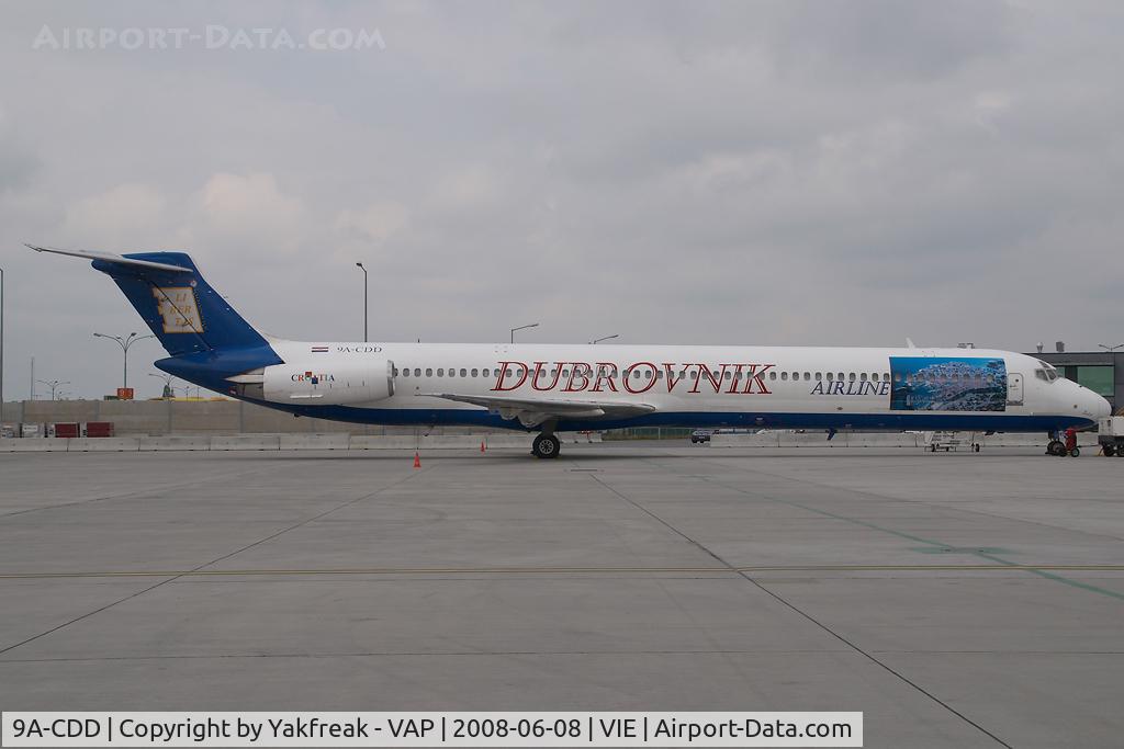 9A-CDD, 1982 McDonnell Douglas MD-82 (DC-9-82) C/N 49113, Dubrovnik Airlines MD80