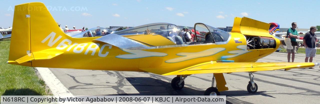 N618RC, Aeromere F-8L Falco C/N 816, Ar JeffCo Open House.