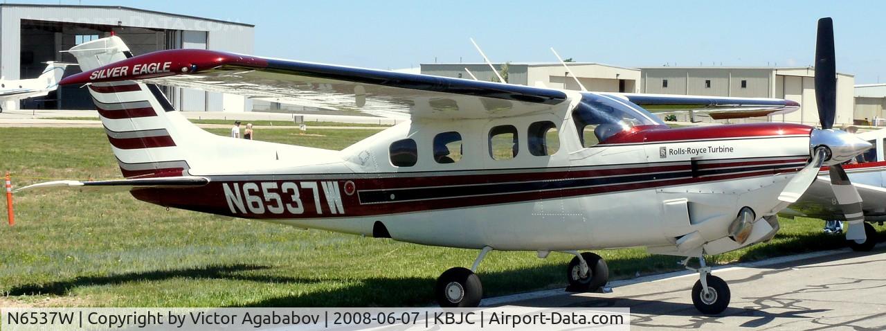 N6537W, Cessna P210N Pressurised Centurion C/N P21000793, Ar JeffCo Open House.