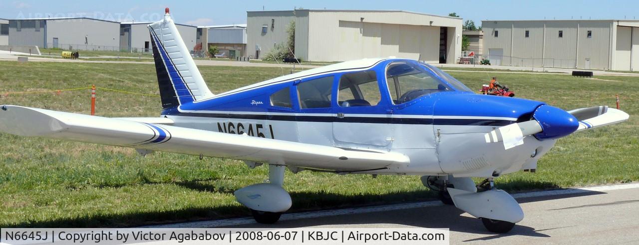 N6645J, 1968 Piper PA-28-180 C/N 28-5131, Ar JeffCo Open House.