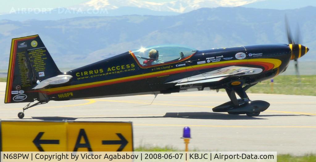 N68PW, Extra EA-300S C/N 030, Ar JeffCo Open House. 3 times US Aerobatics champion Patty Wagstaf!