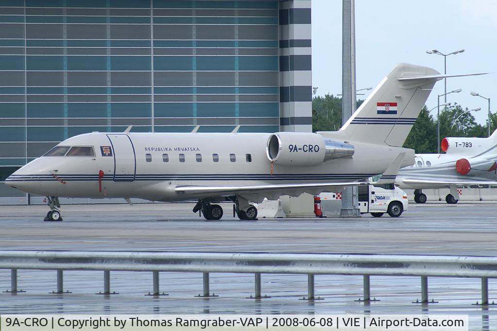 9A-CRO, 1996 Canadair Challenger 604 (CL-600-2B16) C/N 5322, Croatia - Government Canadair CL600 Challenger