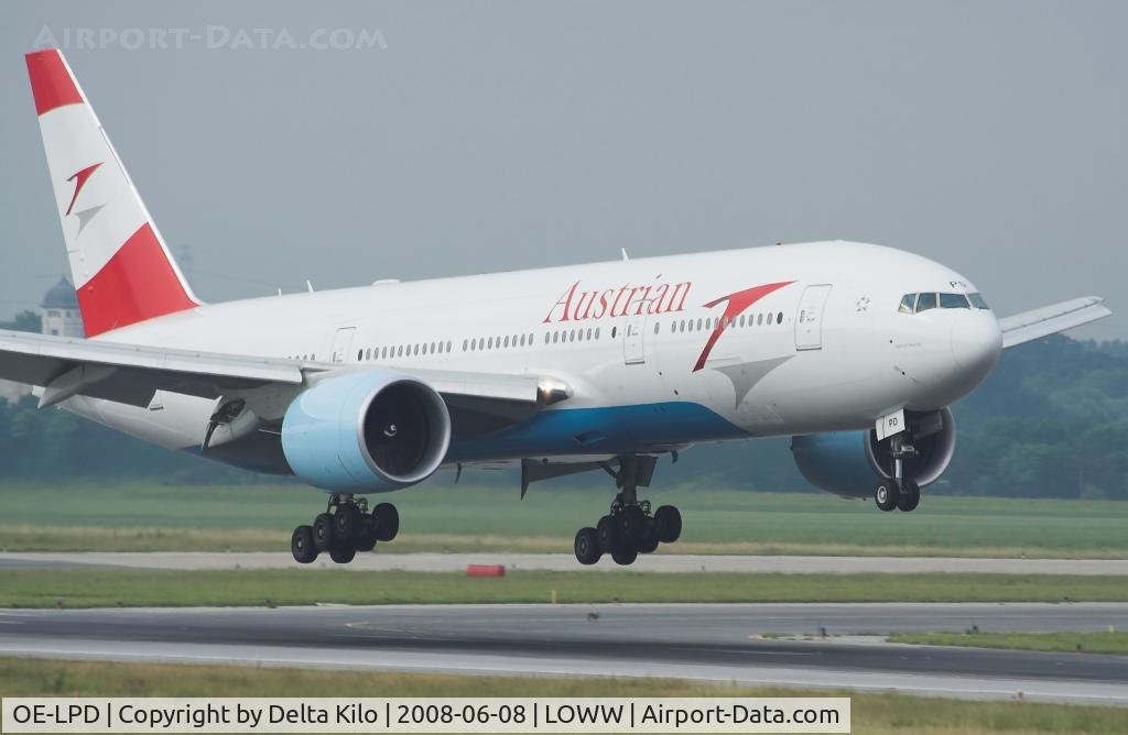 OE-LPD, 2006 Boeing 777-2Z9/ER C/N 35960, Austrian Boeing 777-2Z9ER