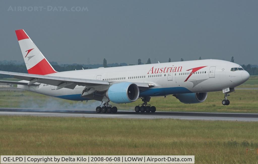 OE-LPD, 2006 Boeing 777-2Z9/ER C/N 35960, Austrian Boeing 777-2Z9ER