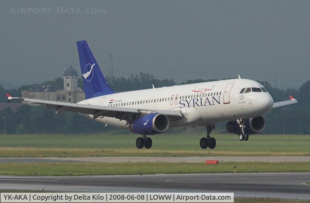 YK-AKA, 1998 Airbus A320-232 C/N 886, SYRIAN ARAB AIRLINES  A320-232