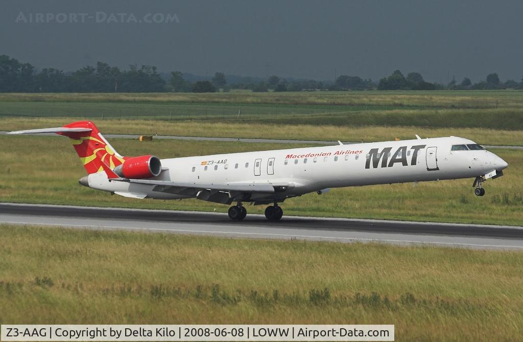 Z3-AAG, 2001 Bombardier CRJ-900LR (CL-600-2D24) C/N 15001, MACEDONIAN AIR
