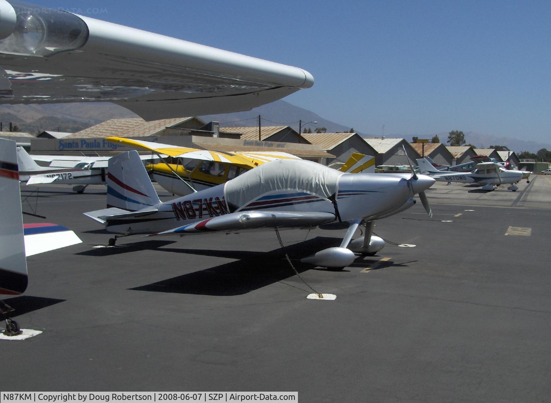 N87KM, 2005 Vans RV-7 C/N 71148, 2005 Moore/Moore VAN's RV-7, Lycoming IO-360 A&C 180 Hp