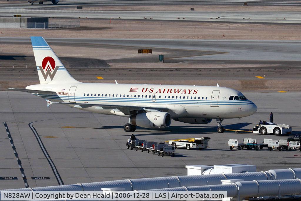N828AW, 2001 Airbus A319-132 C/N 1552, US Airways / America West N828AW 