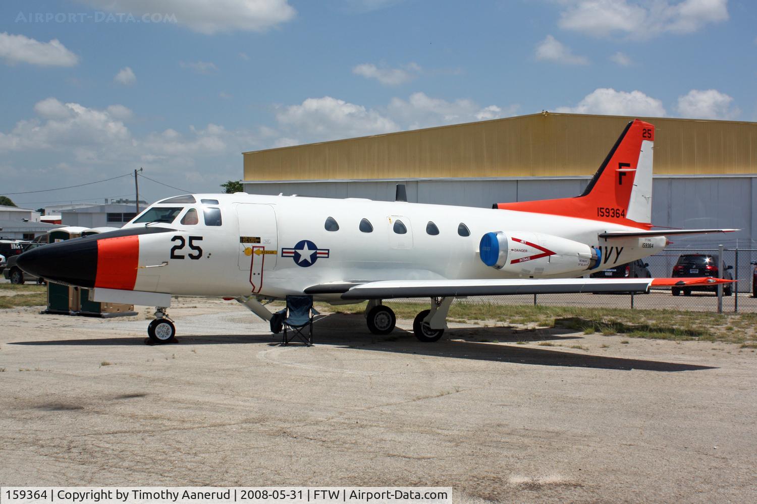 159364, 1974 North American NA-265 CT-39G Sabreliner C/N 306-69, North American Rockwell CT-39G Sabreliner, Cowtown Warbird oundup 2008, BuNo. 159364
