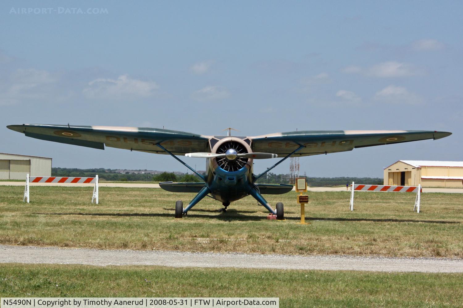 N5490N, 1944 Stinson V77 Reliant C/N 77-473, Cowtown Roundup 2008