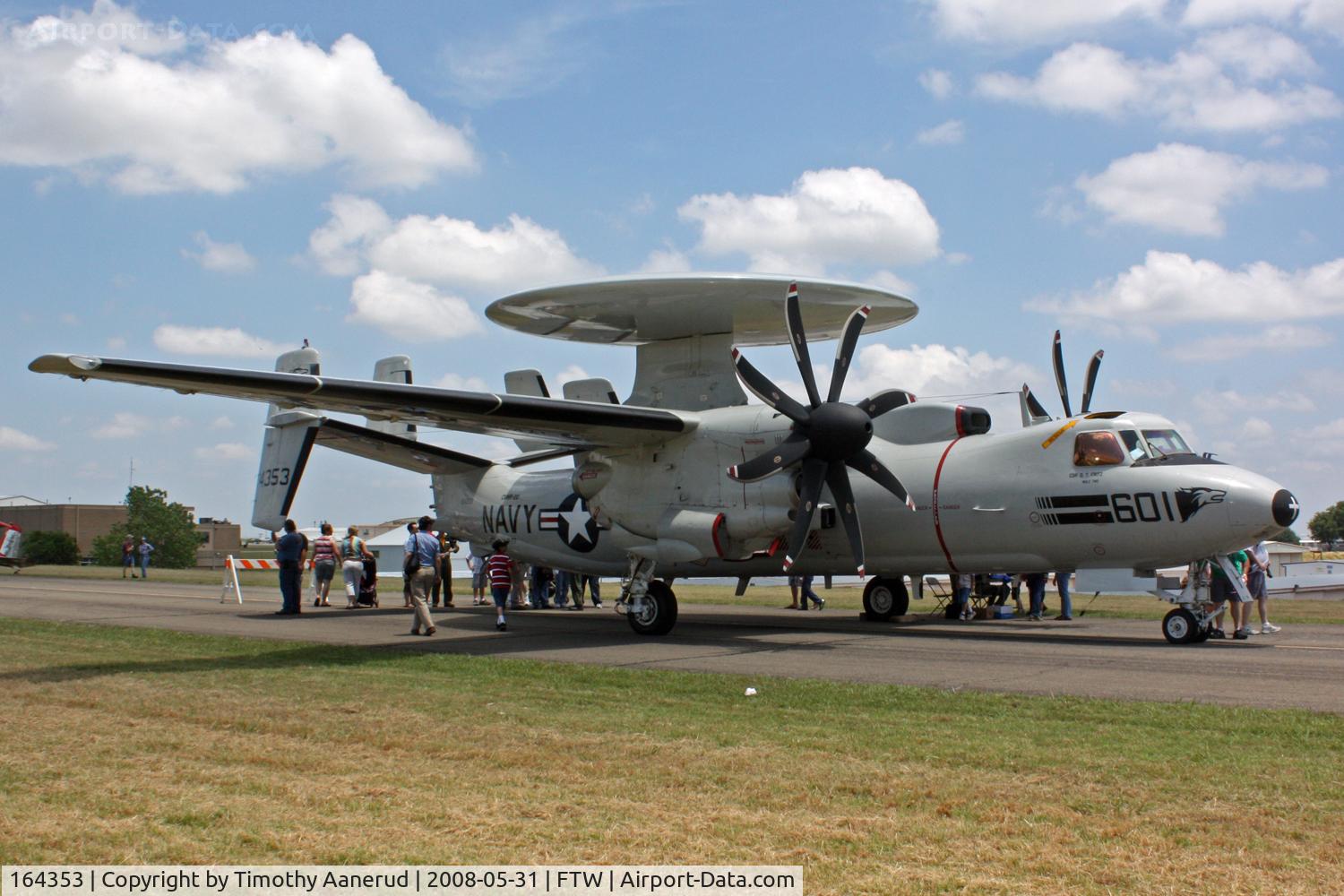 164353, Grumman E-2C Hawkeye Group 2 C/N A146, Grumman E-2C Hawkeye Group 2, c/n: A146; Cowtown Warbird Roundup 2008
