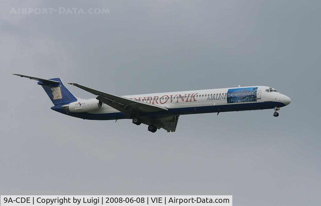9A-CDE, 1981 McDonnell Douglas MD-82 (DC-9-82) C/N 48066, Dubrovnik Airlines