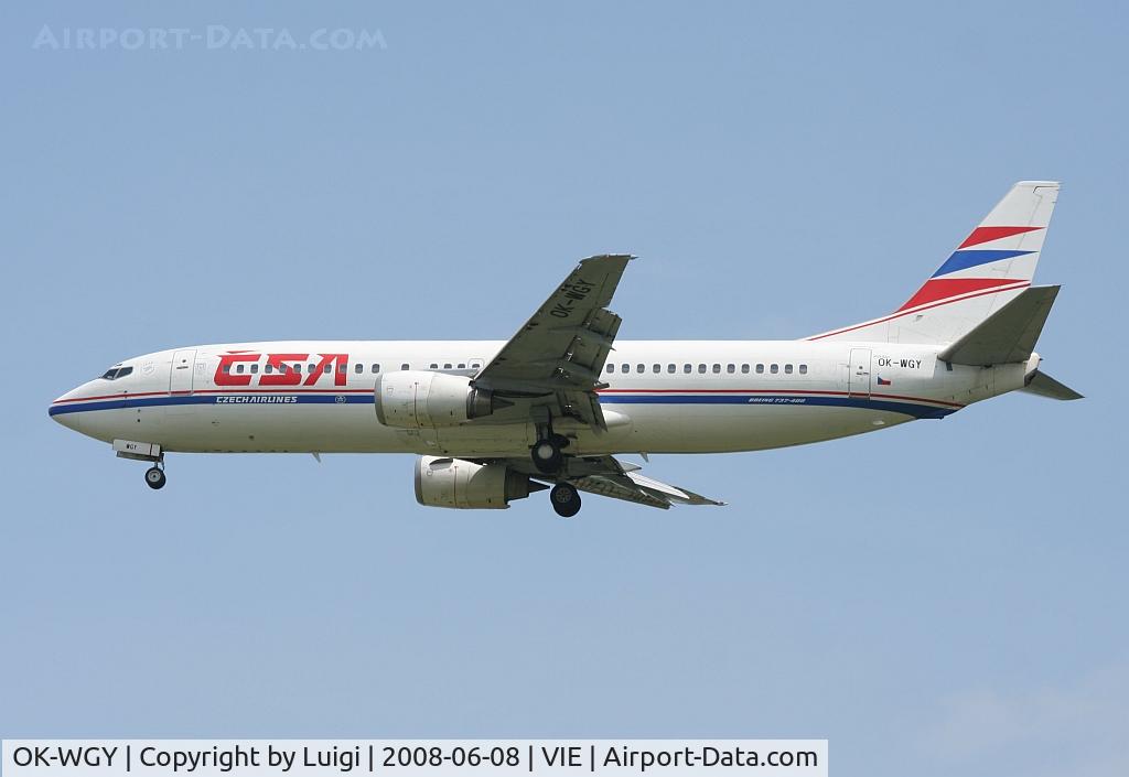 OK-WGY, 1991 Boeing 737-436 C/N 25839, CSA 737-400