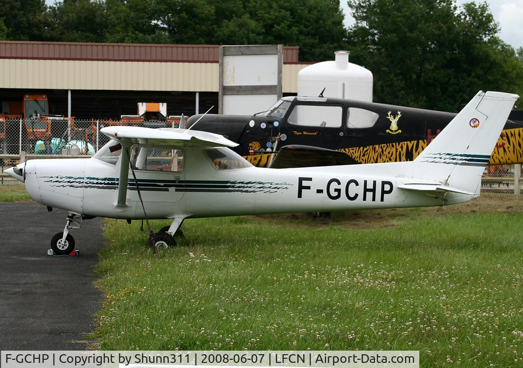 F-GCHP, Reims F152 C/N 1748, Parked at this small airfield...