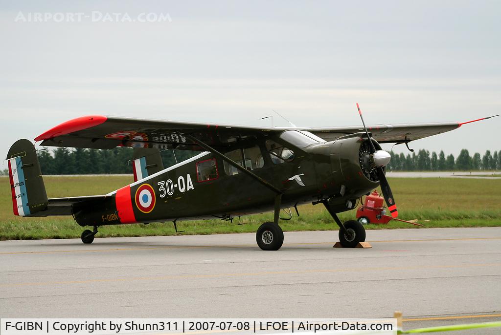 F-GIBN, Max Holste MH-1521M Broussard C/N 317, During LFOE Airshow 2007