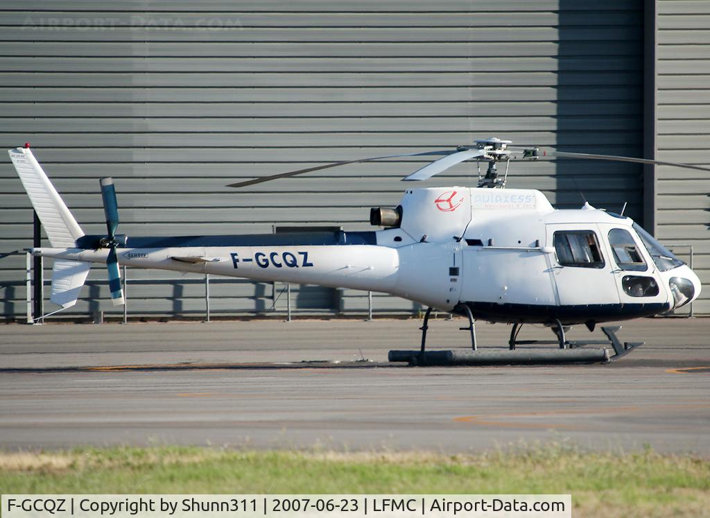 F-GCQZ, Eurocopter AS-350BA Ecureuil C/N 1562, Used for first flight during LFMC Airshow 2007