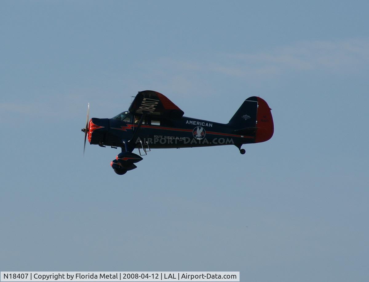 N18407, 1937 Stinson SR-9C Reliant C/N 5313, Stinson SR-9C American Route Survey plane