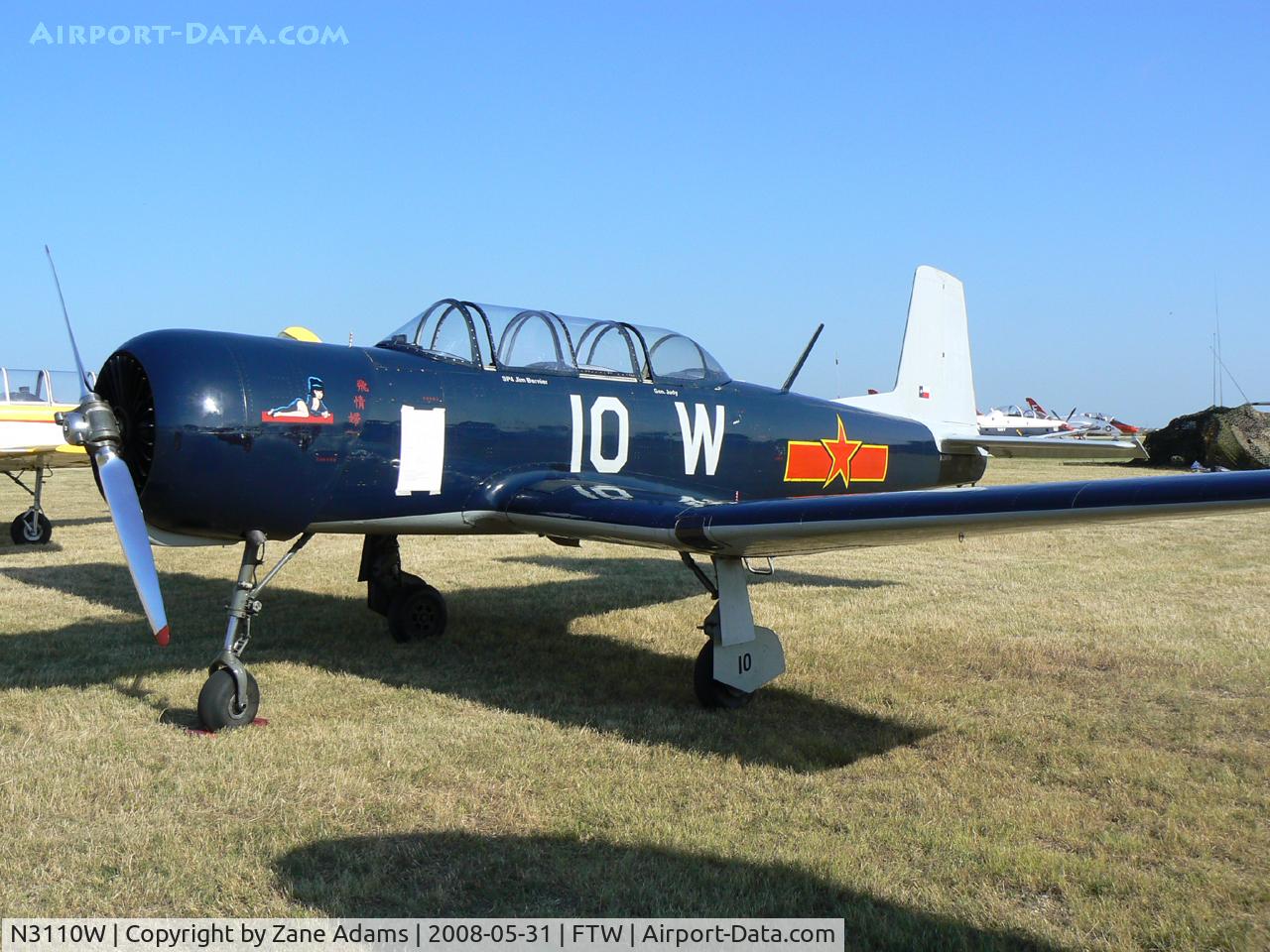N3110W, 1965 Nanchang CJ-6A C/N 1332014, At Meacham Field - Cowtown Warbird Roundup