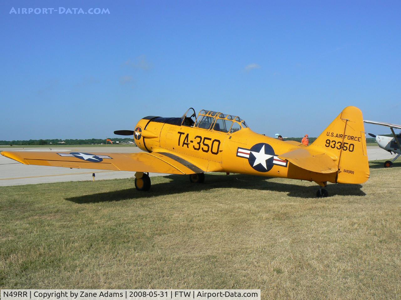 N49RR, 1952 North American T-6G Texan C/N 168-464, At Meacham Field - Cowtown Warbird Roundup