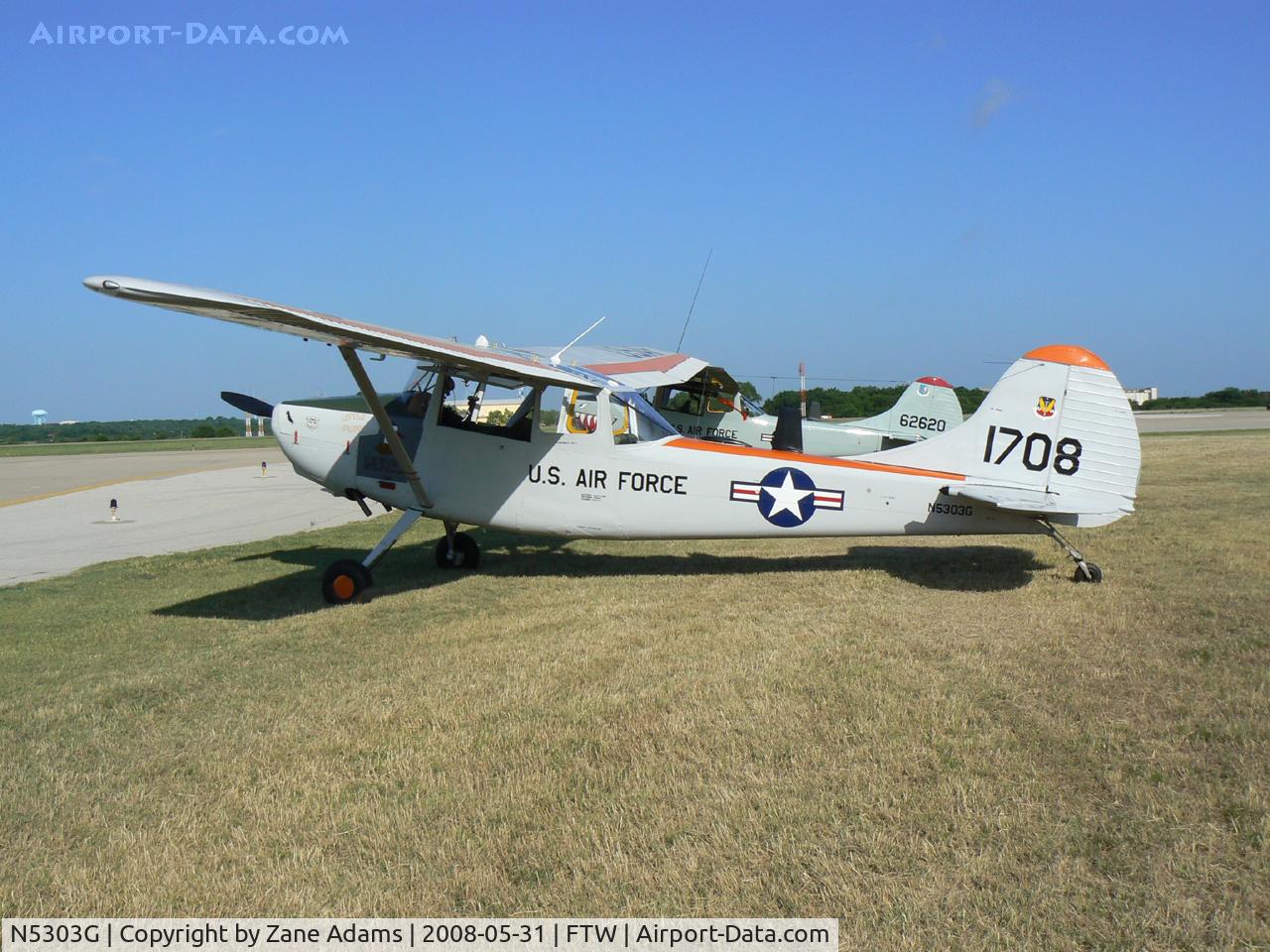 N5303G, 1951 Cessna 305A C/N 21781, At Meacham Field - Cowtown Warbird Roundup