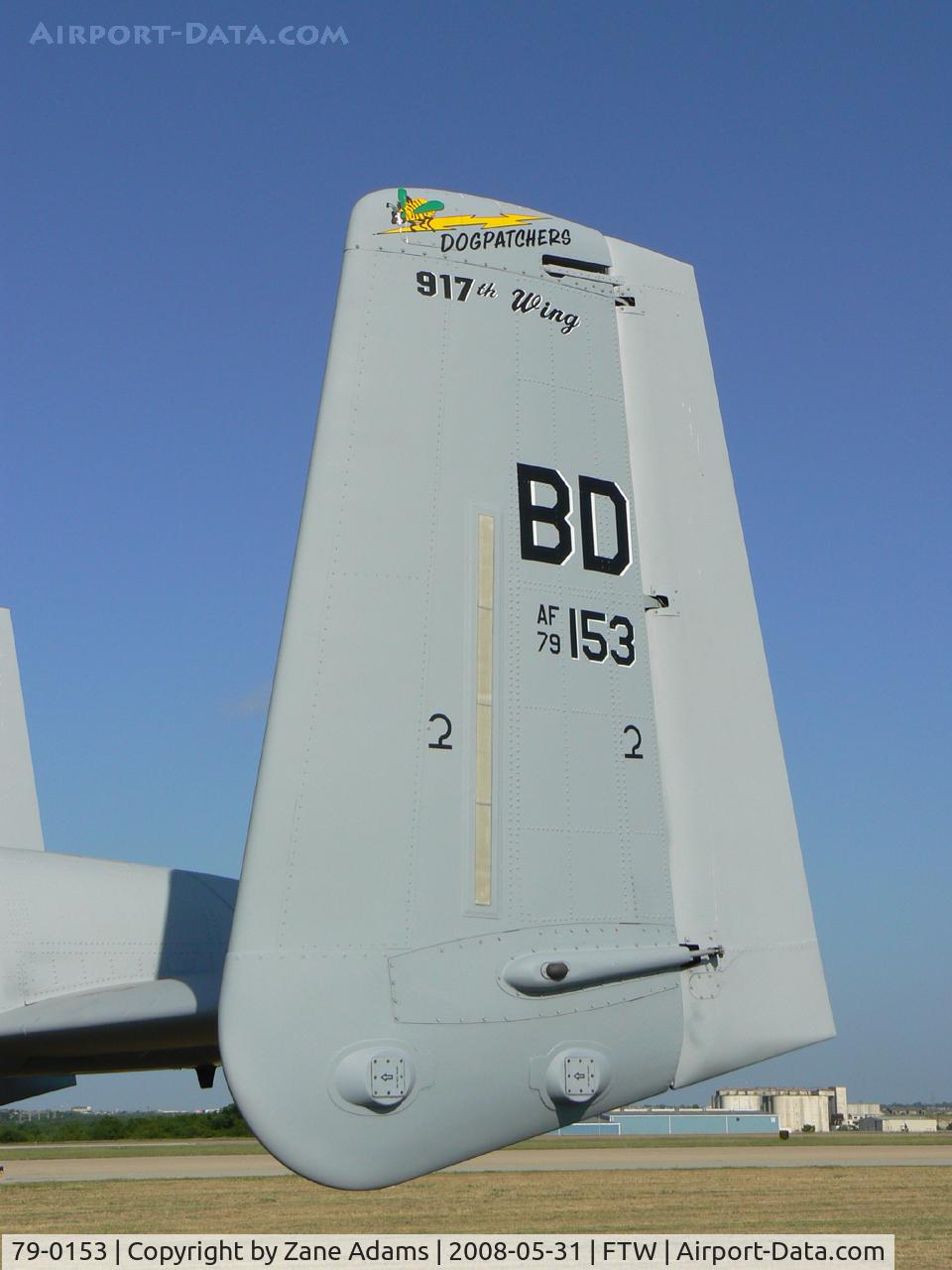 79-0153, 1978 Fairchild Republic A-10A Thunderbolt II C/N A10-0417, At Meacham Field - Cowtown Warbird Roundup