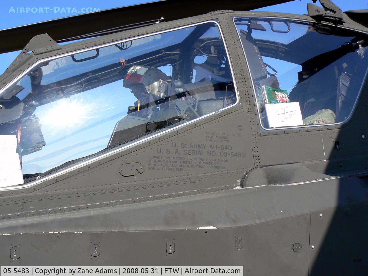 05-5483, 2005 Boeing AH-64D Longbow Apache C/N PVD483, At Meacham Field - Cowtown Warbird Roundup
