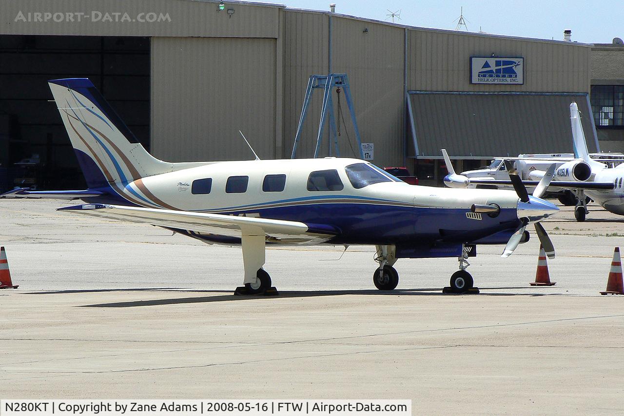 N280KT, 2002 Piper PA-46-350P Malibu Mirage C/N 4636329, At Meacham Field