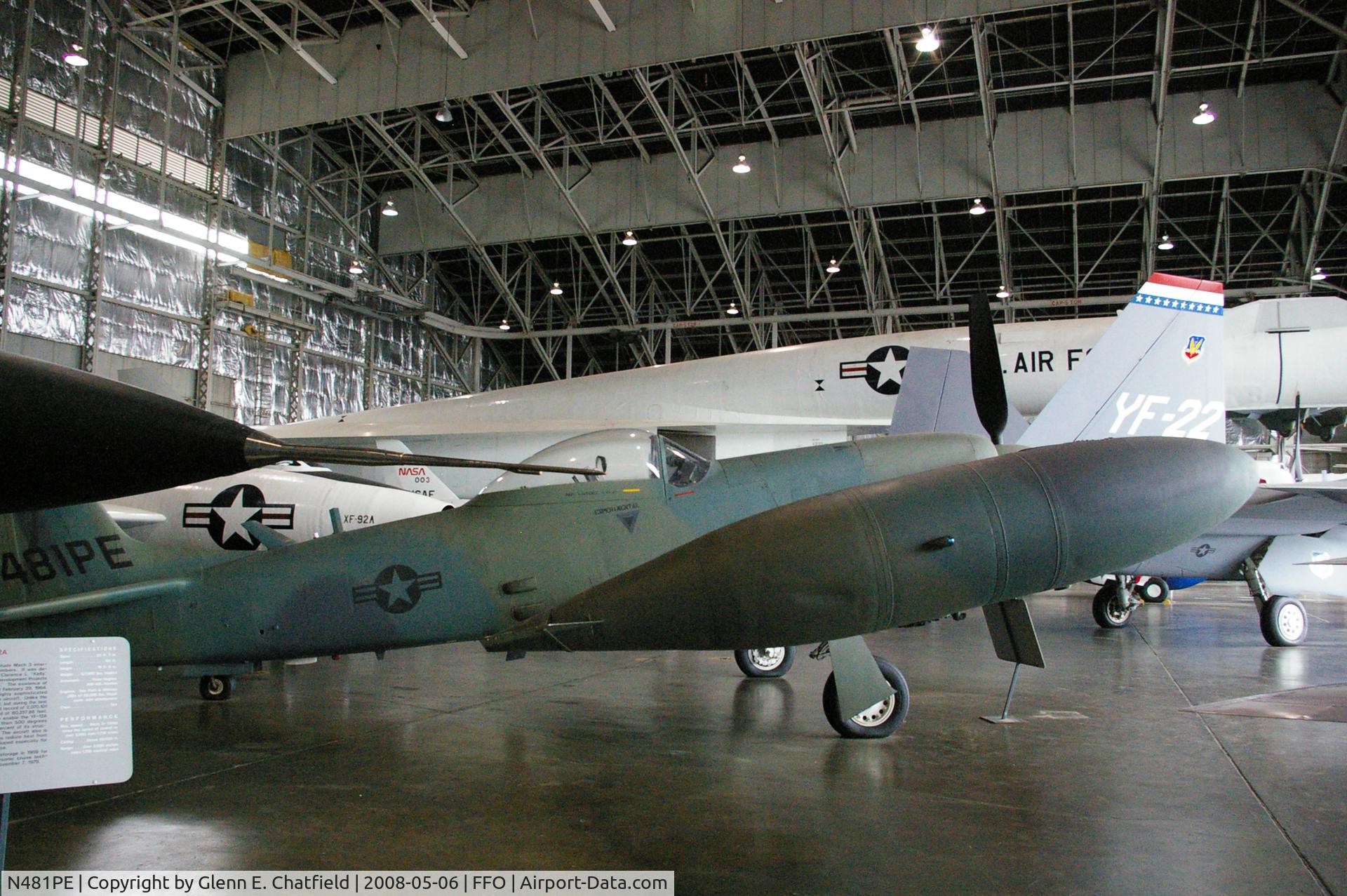 N481PE, 1983 Piper PA-48 Enforcer C/N 48-8301001, Displayed at the National Museum of the U.S. Air Force