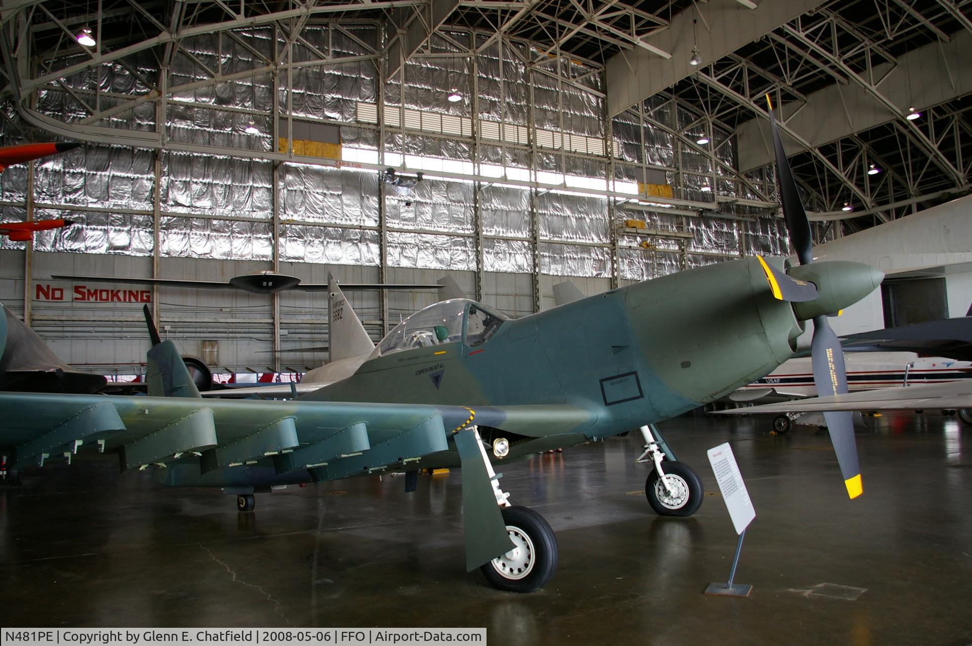 N481PE, 1983 Piper PA-48 Enforcer C/N 48-8301001, Displayed at the National Museum of the U.S. Air Force