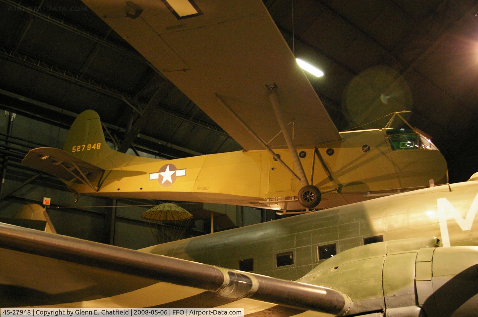 45-27948, 1945 Waco CG-4A-GN C/N Not found 45-27948, Displayed at the National Museum of the U.S. Air Force