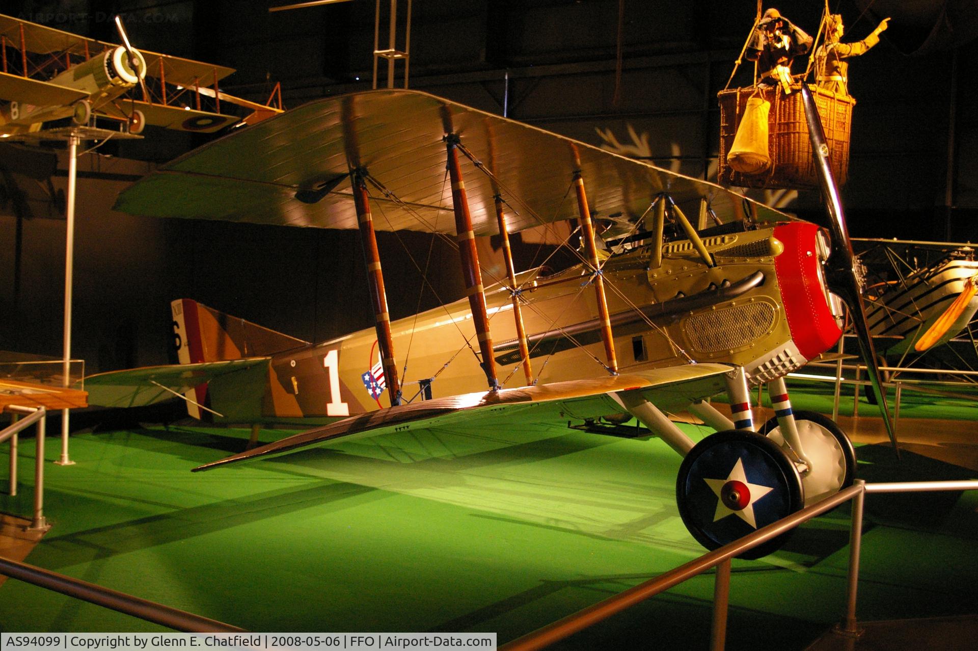 AS94099, SPAD S-VII C/N Not found AS94099, Displayed at the National Museum of the U.S. Air Force