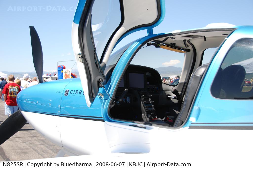 N825SR, 2007 Cirrus SR22 G3X C/N 2618, Parked on Display at Rocky Mountain Metro Airport OPEN HOUSE.