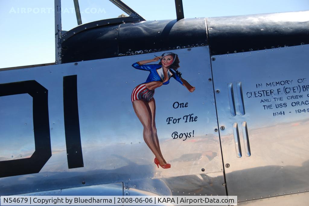 N54679, 1941 Consolidated Vultee BT-13A C/N 2990, Parked on Display at KAPA