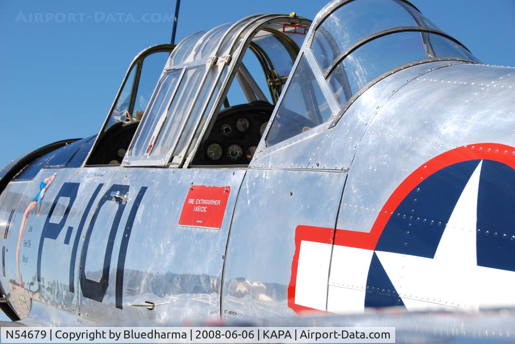 N54679, 1941 Consolidated Vultee BT-13A C/N 2990, Parked on Display at KAPA.