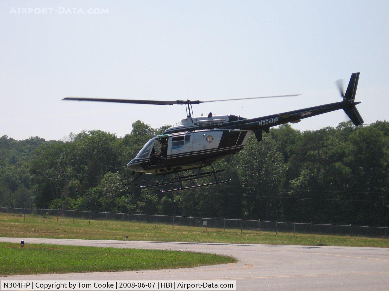 N304HP, Bell OH-58A C/N 70-15100, departing the Fly-In