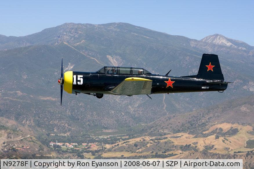 N9278F, 1964 Nanchang CJ-6A C/N 1032018, Saturday Flight