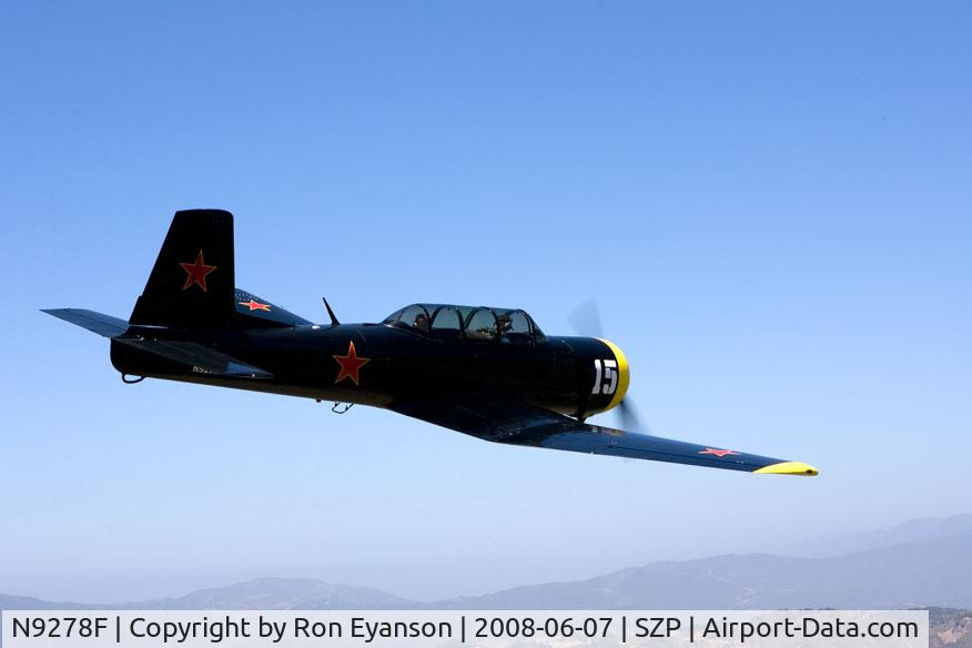 N9278F, 1964 Nanchang CJ-6A C/N 1032018, Saturday Flight