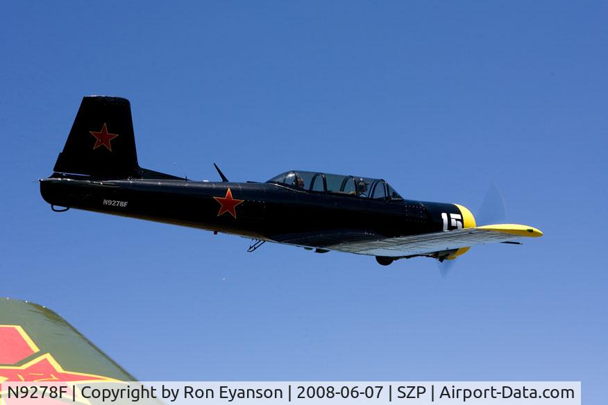 N9278F, 1964 Nanchang CJ-6A C/N 1032018, Saturday Flight