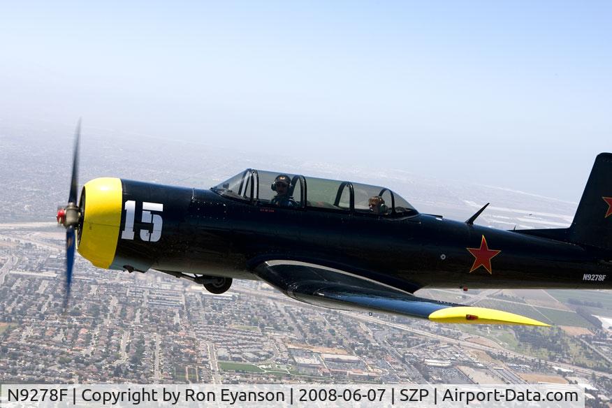 N9278F, 1964 Nanchang CJ-6A C/N 1032018, Saturday Flight
