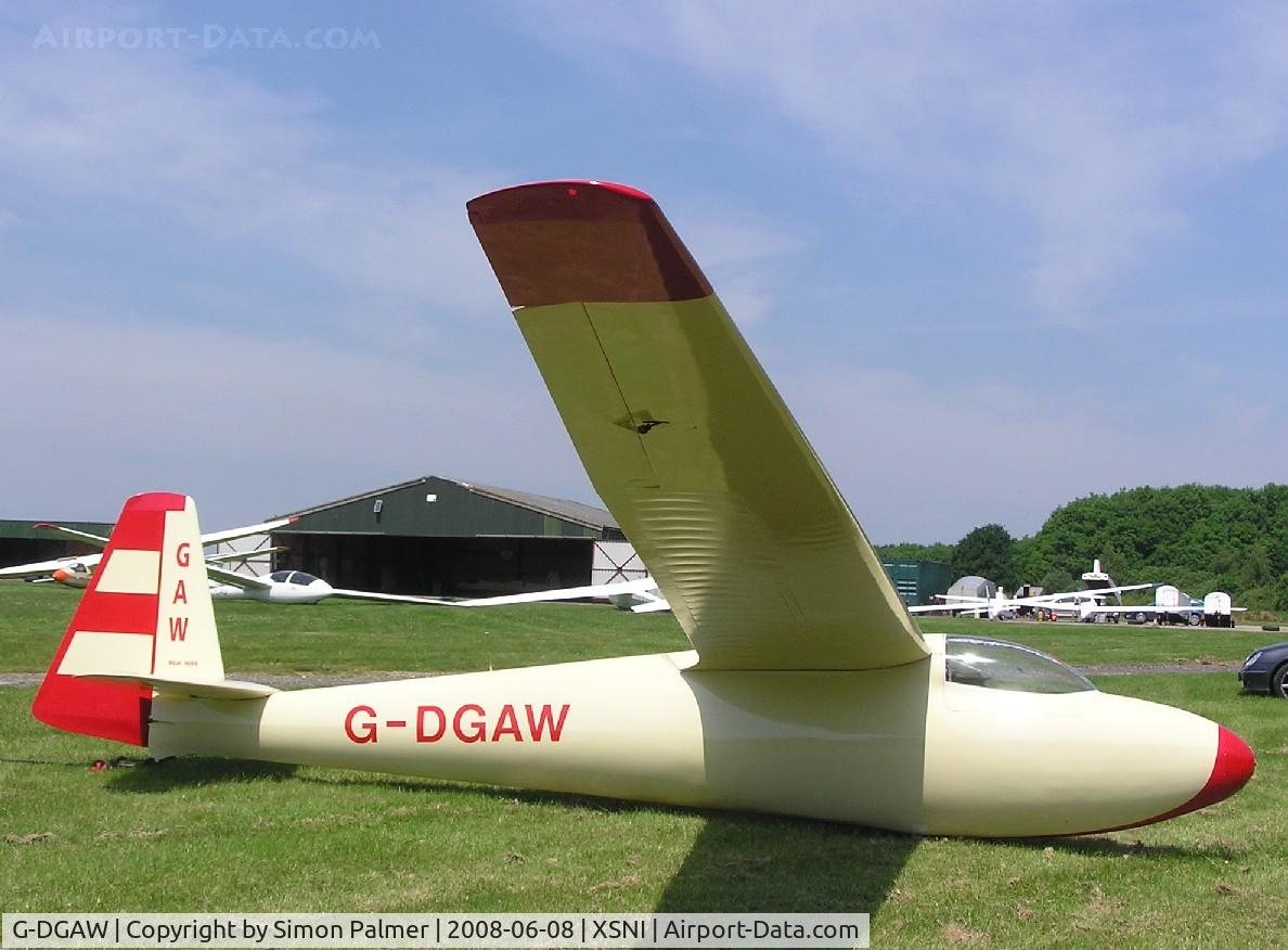 G-DGAW, 1961 Schleicher Ka-6CR Rhonsegler C/N 61/08, Schleicher Ka6CR at Snitterfield
