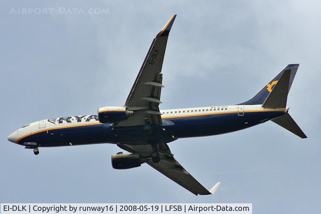 EI-DLK, 2006 Boeing 737-8AS C/N 33592, Ryanair inbound from Valencia