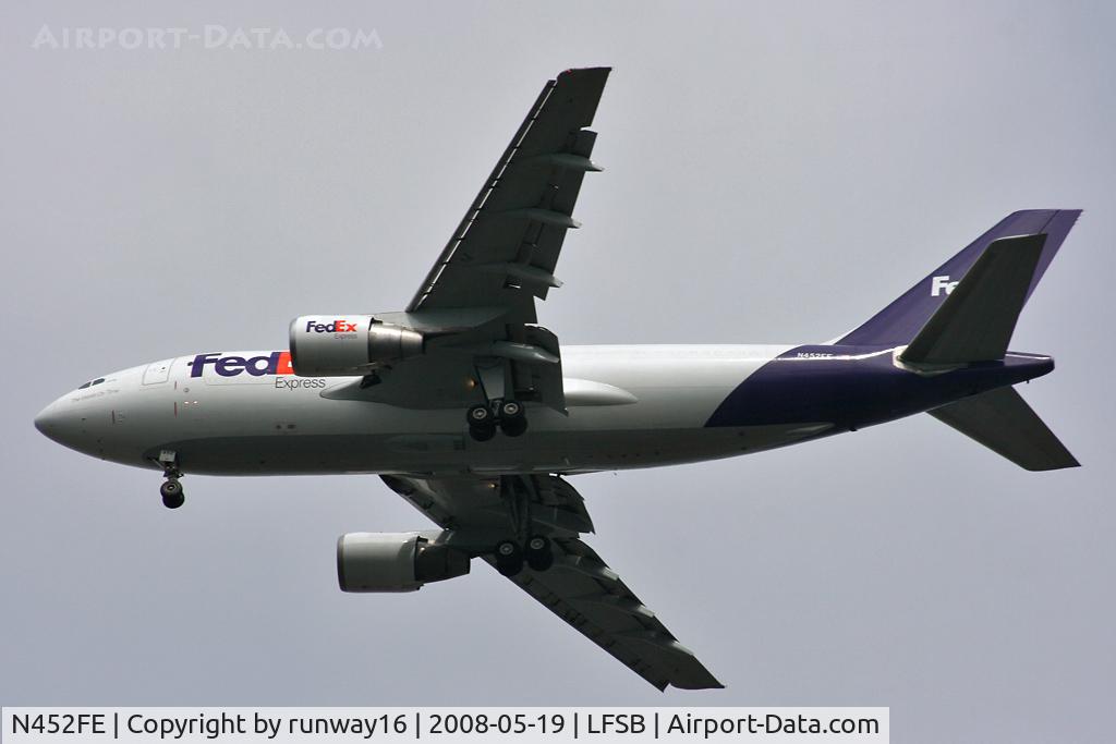 N452FE, 1984 Airbus A310-222 C/N 313, FedEx landing on rwy 34