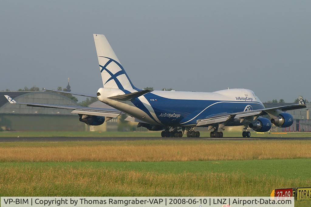 VP-BIM, 2008 Boeing 747-4HAERF C/N 35237, Air Bridge Cargo Boeing 747-400