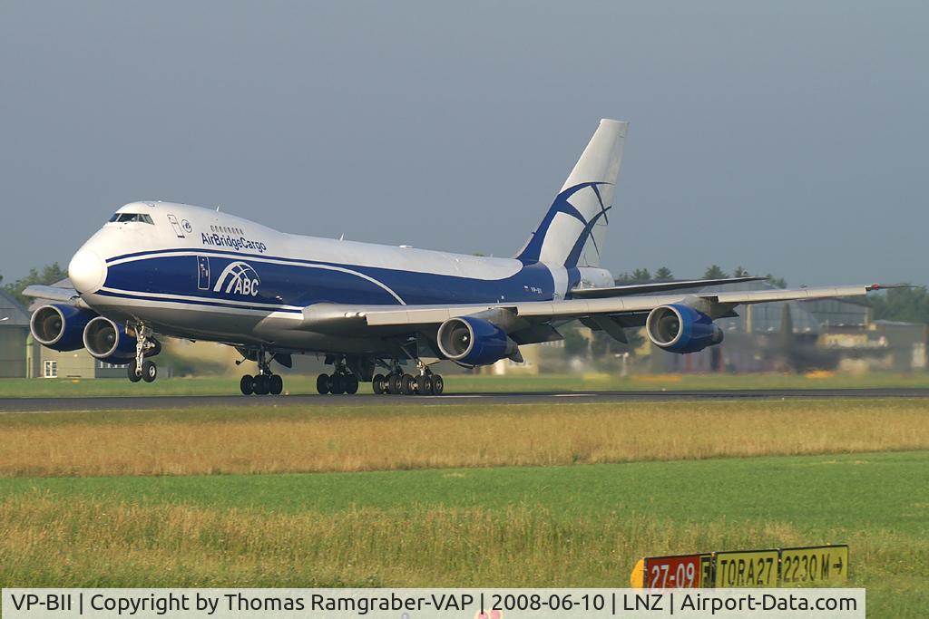 VP-BII, 1990 Boeing 747-281F C/N 24576, Air Bridge Cargo Boeing 747-200