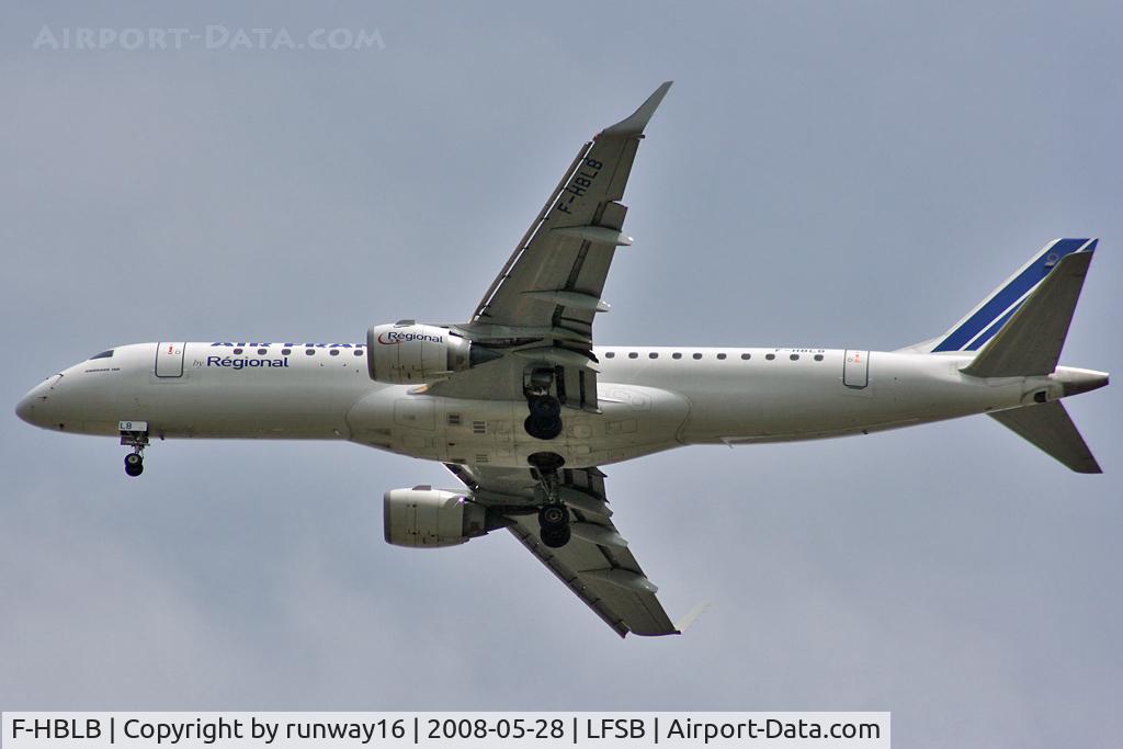 F-HBLB, 2007 Embraer 190LR (ERJ-190-100LR) C/N 19000060, Embraer ERJ-190 landing on rwy 34